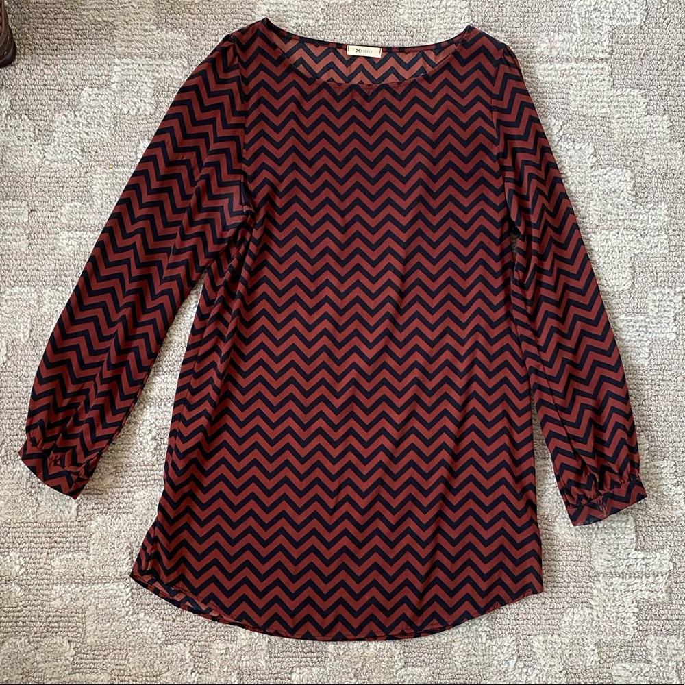 Chevron Shift Dress